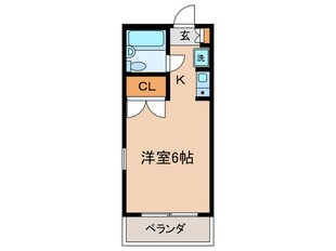 ハイツ大門の物件間取画像